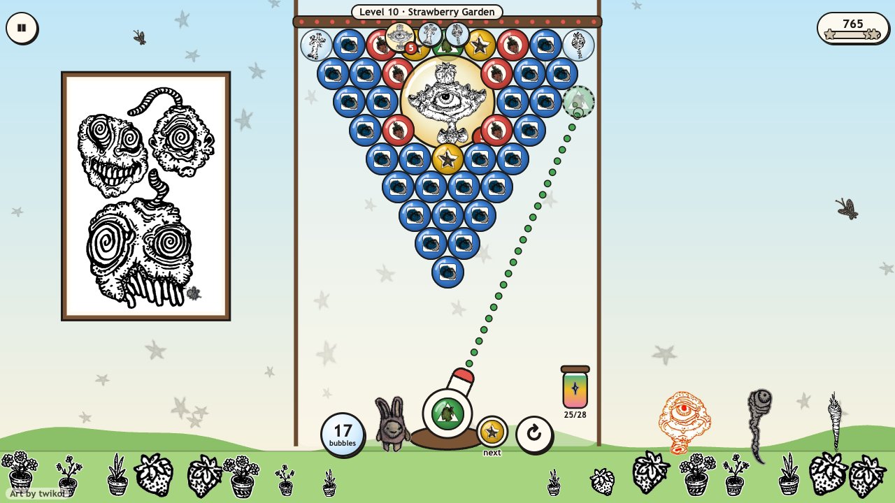 Bubble Pop: a picture from the game