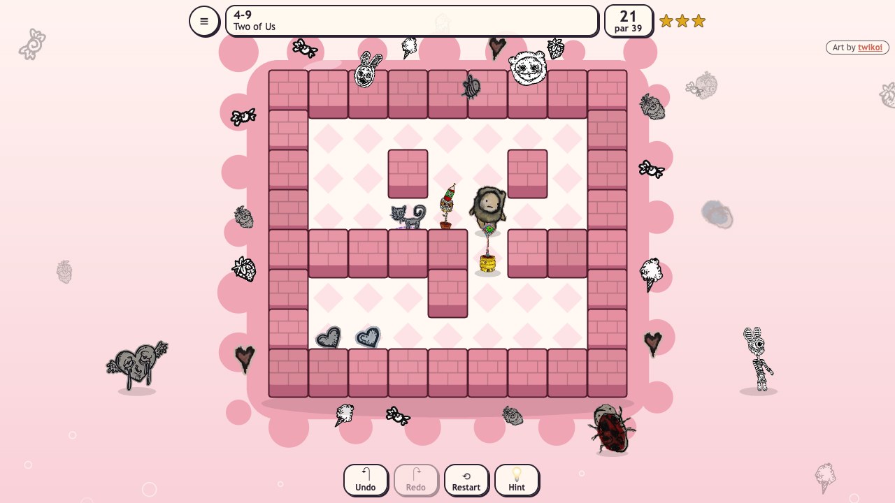 Creep Push: a picture from the game