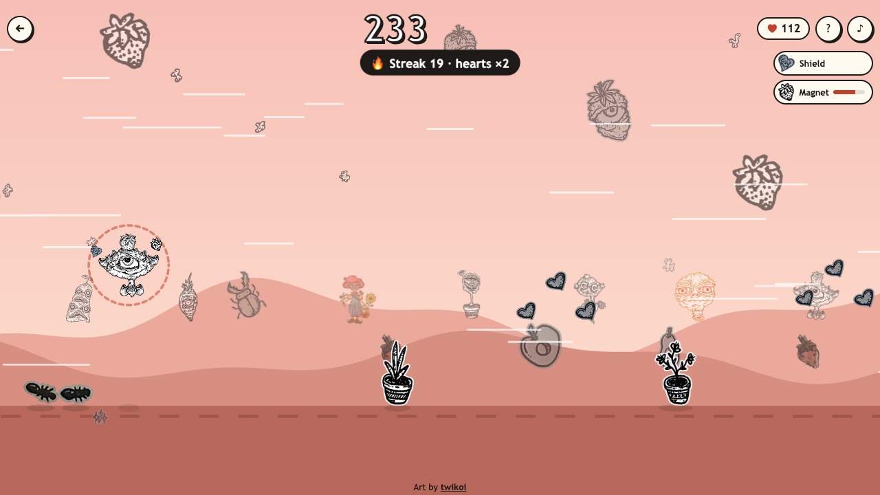 Creep Run: a picture from the game
