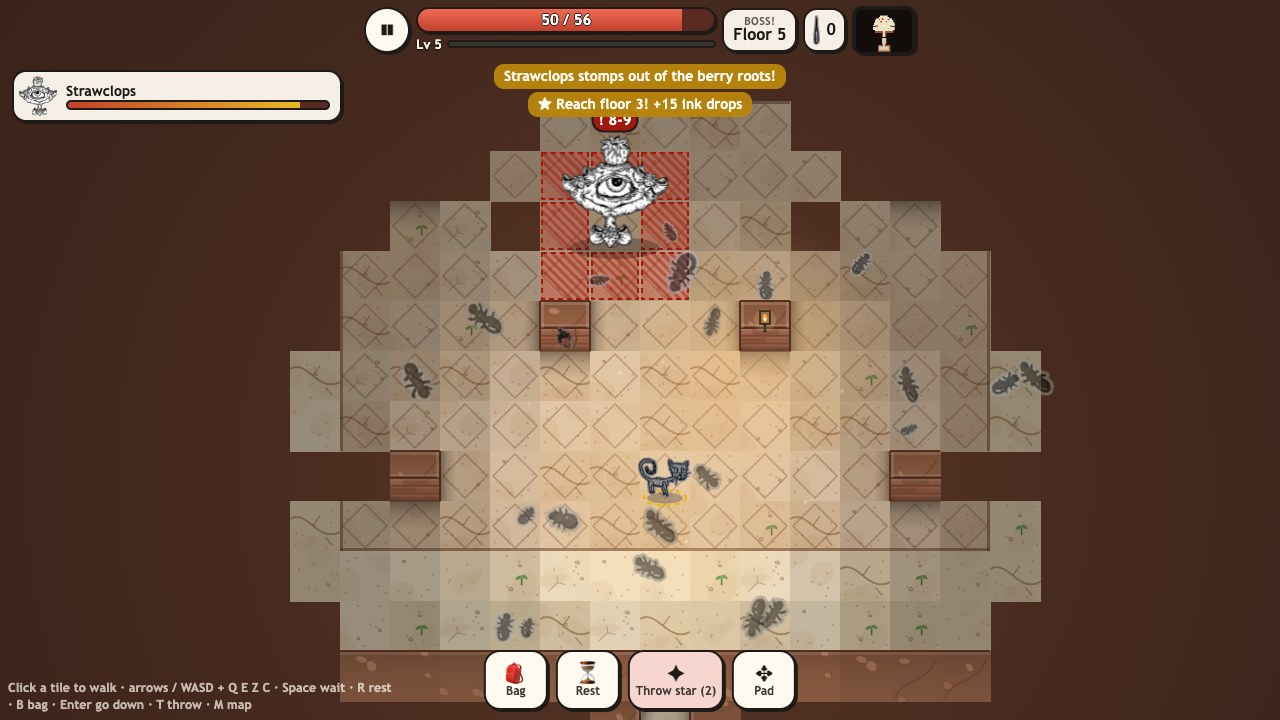 Ink Depths: a picture from the game